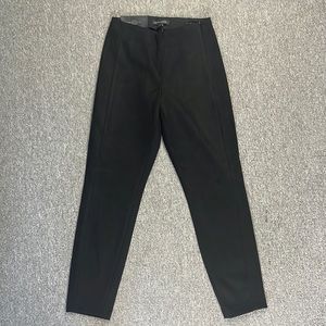 BRAND NEW! BANANA REPUBLIC Devon Fit Faux Suede Pants. Black Size 2 Petite.